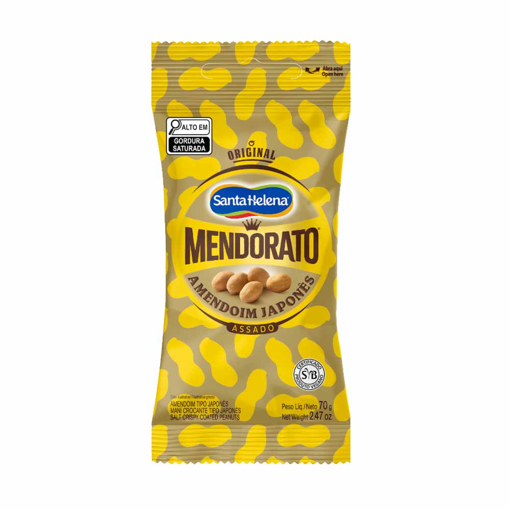 MENDORATO AMENDOIM JAPONES 70G