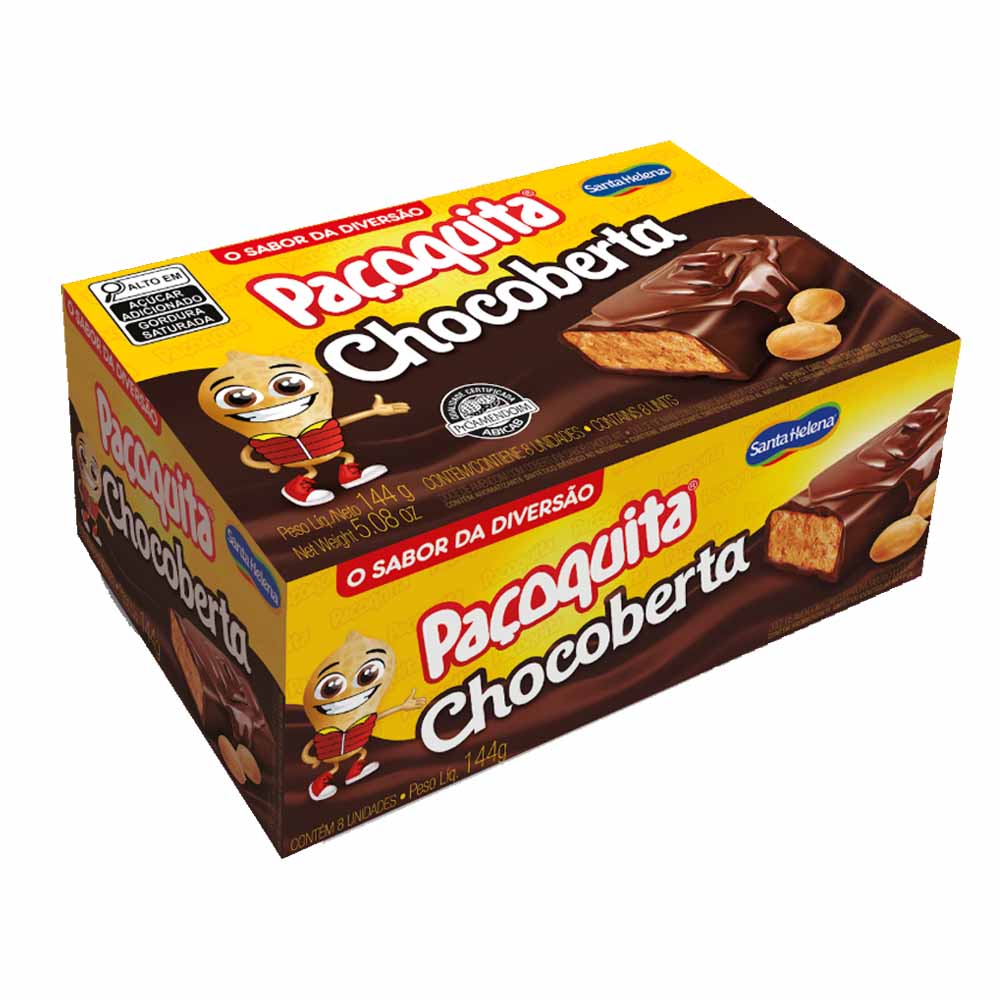 PACOQUITA COBERTURA CHOCOLATE  144G