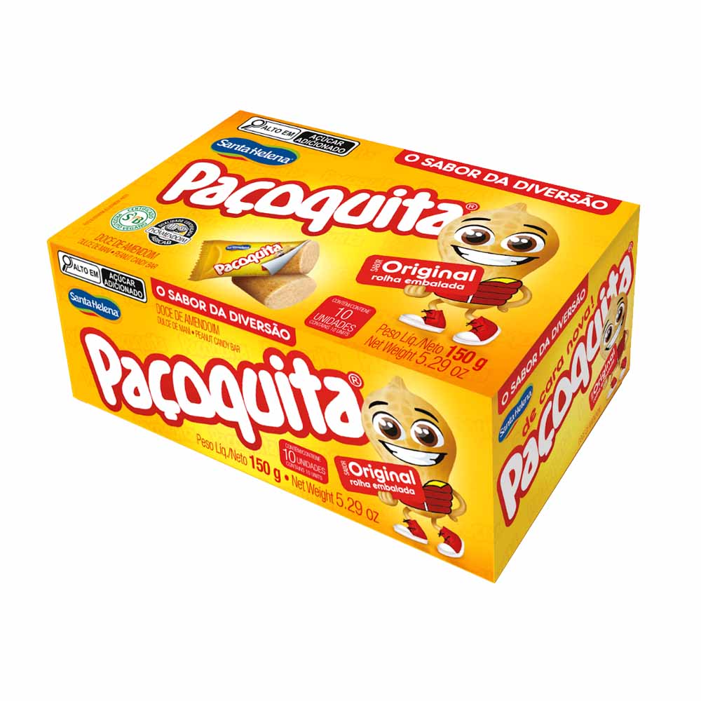 PAÇOQUITA ROLHA EMBALADA 150G