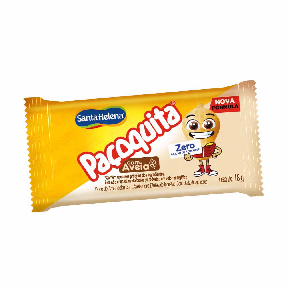 PAÇOQUITA ZERO COM AVEIA 432G