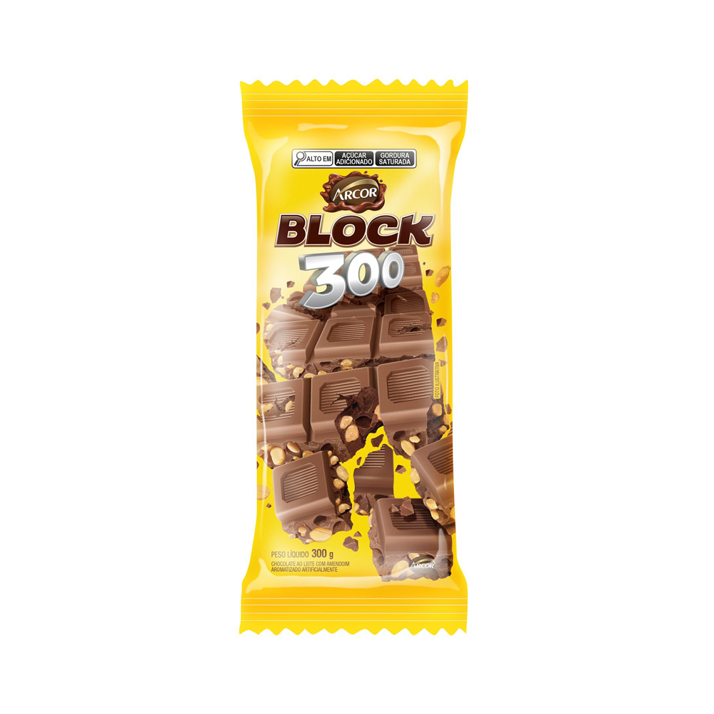 CHOCOLATE TABLETE BLOCKAZO ARCOR 300G