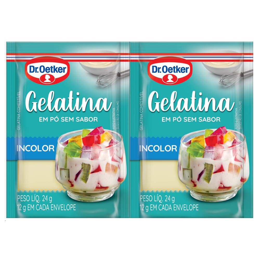 GELATINA PÓ INCOLOR OETKER 24G