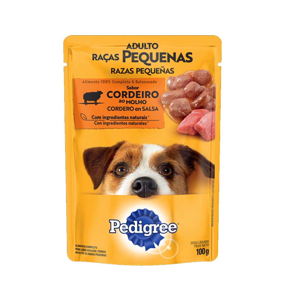 PEDIGREE SACHE ADULTO RAÇAS PEQUENAS CORDEIRO 100G