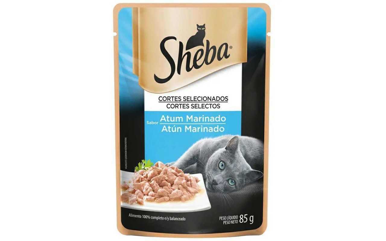 SHEBA SACHE FILHOTE ATUM MARINADO 85G