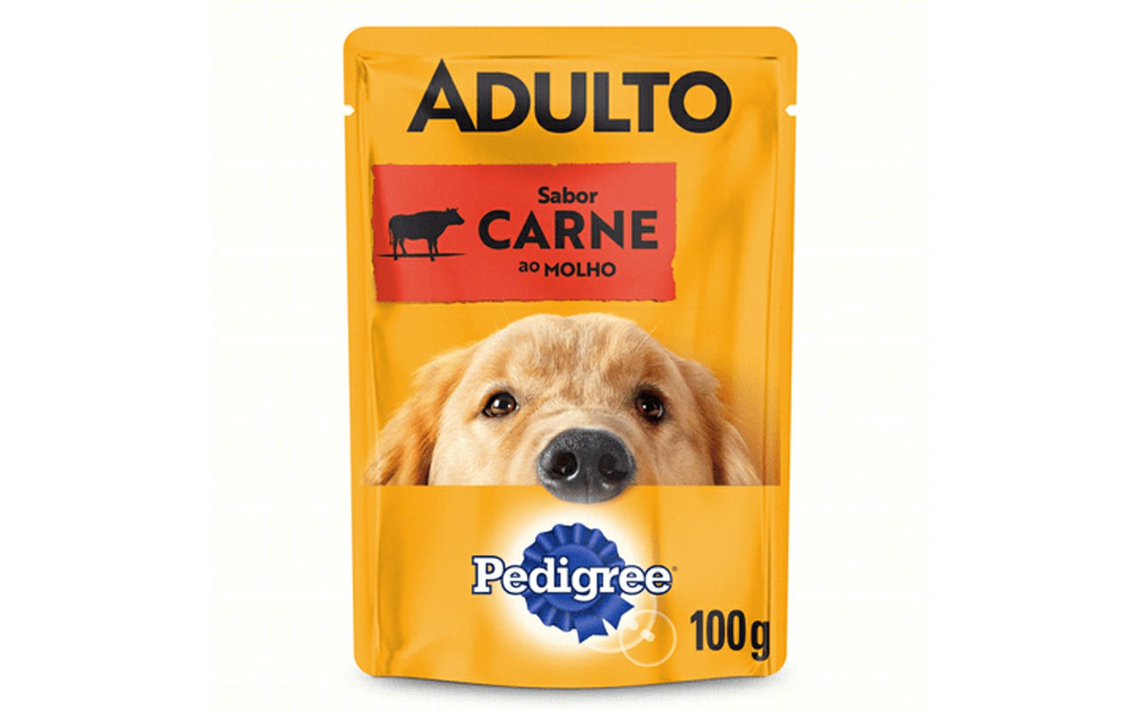 PEDIGREE SACHE ADULTO RAÇA MEDIA E GRANDE CARNE 100G