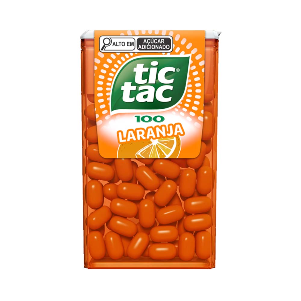 TIC TAC T100 LARANJA 49G