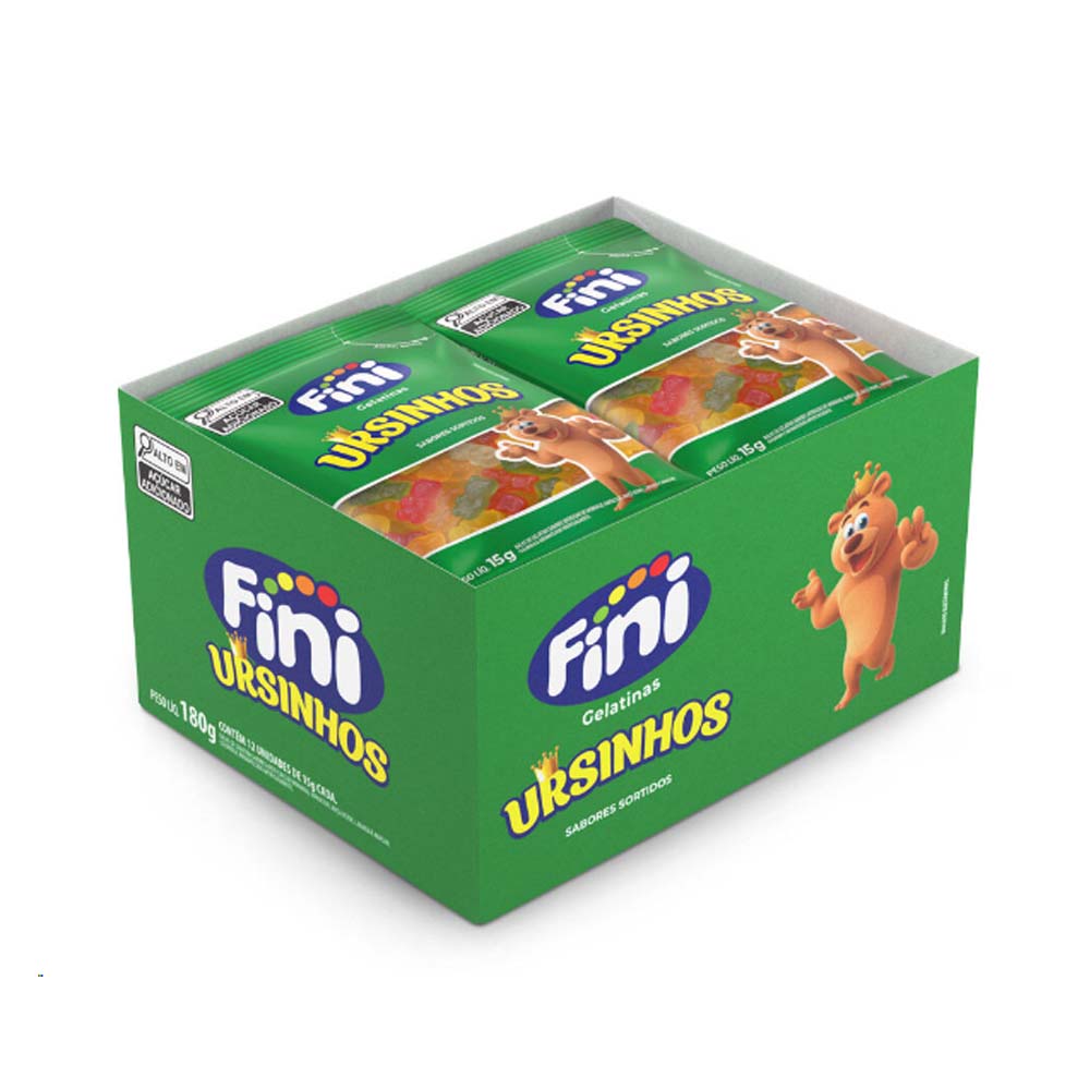 BALA GELATINA FINI URSINHOS 15G