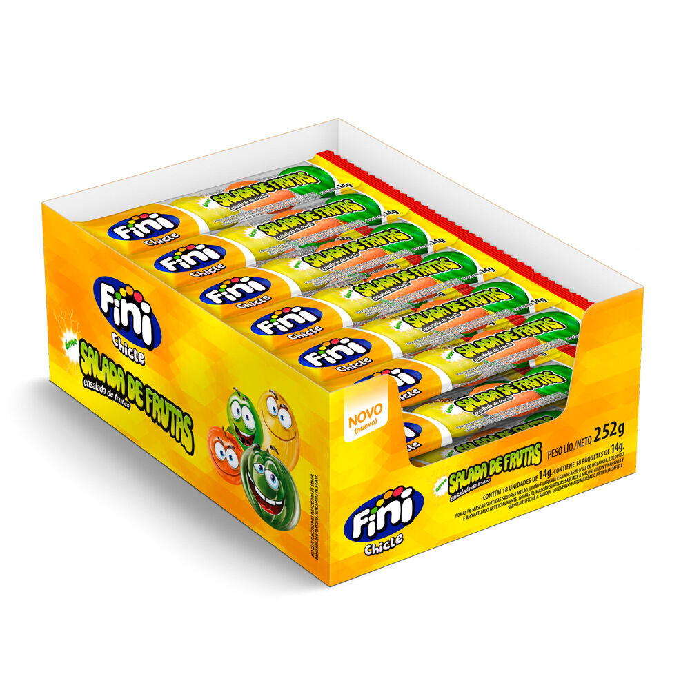 CHICLE FINI SALADA DE FRUTAS 14G