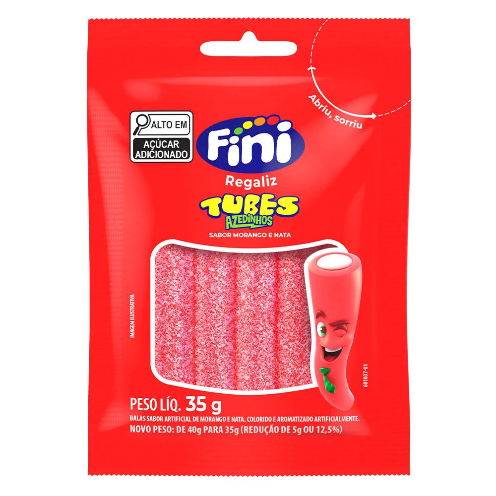 TUBES MORANGO CITRICO 35G