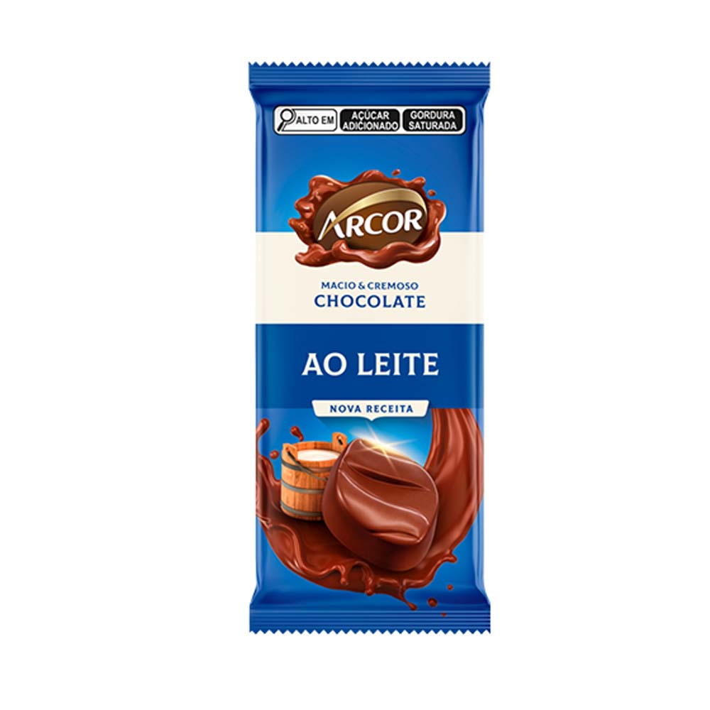 CHOCOLATE TABLETE AO LEITE 80G
