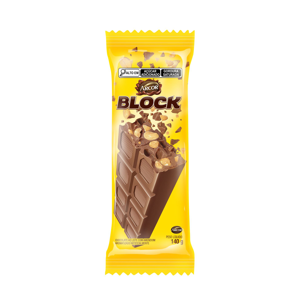 CHOCOLATE TABLETE BLOCKAZO ARCOR 140G