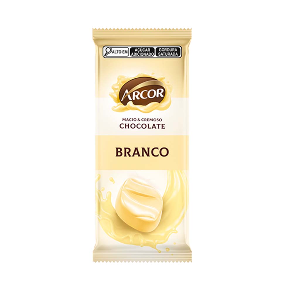 CHOCOLATE TABLETE BRANCO ARCOR 80G