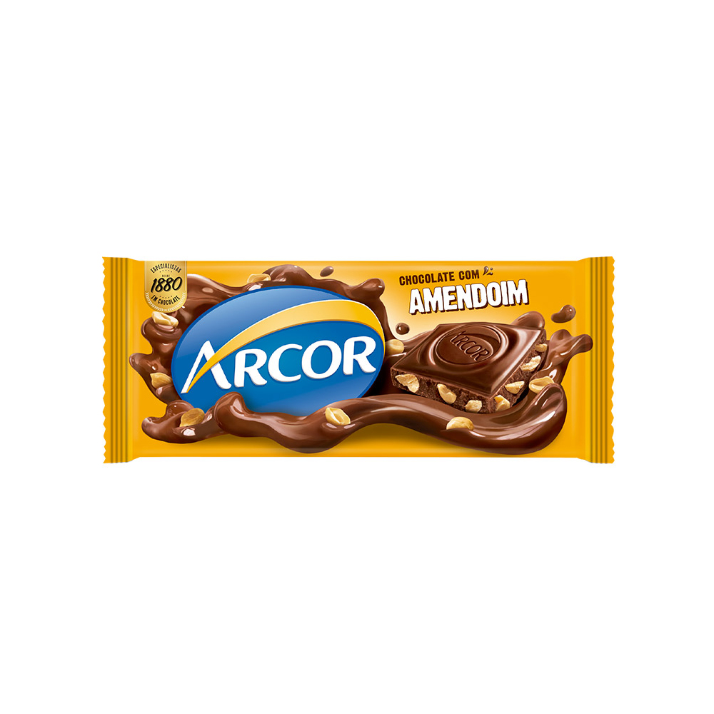 CHOCOLATE TABLETE COM AMENDOIM 80G