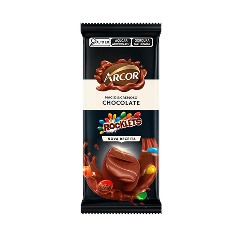 CHOCOLATE TABLETE ROCKLETS 80G