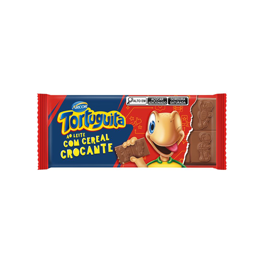 CHOCOLATE TABLETE TORTUGUITA CROCANTE ARCOR 80G