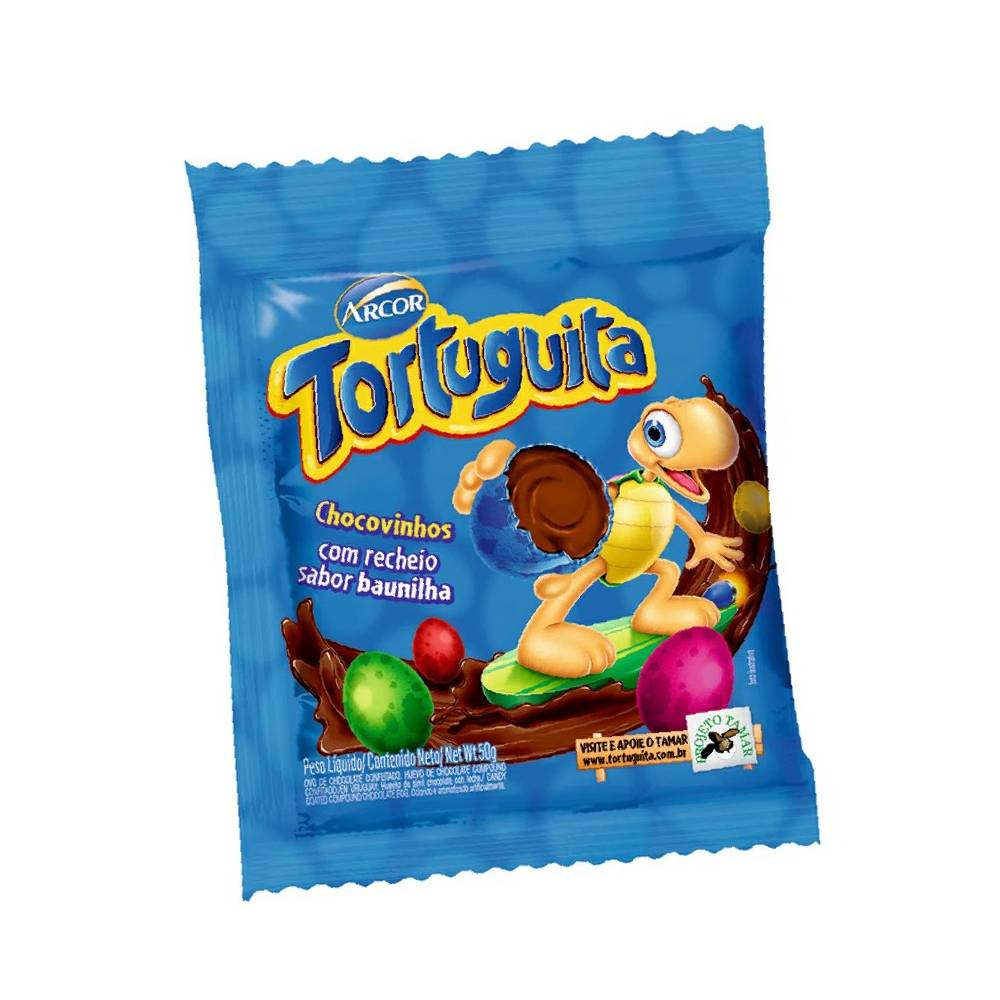 CHOCOLATE TORTUGUITA CHOCOVINHOS 50G