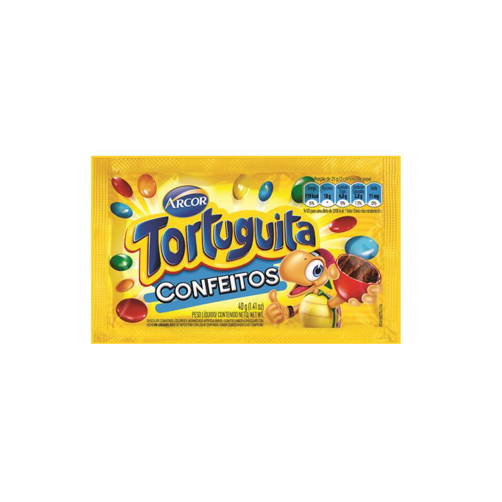 CHOCOLATE TORTUGUITA CONFEITO 40G