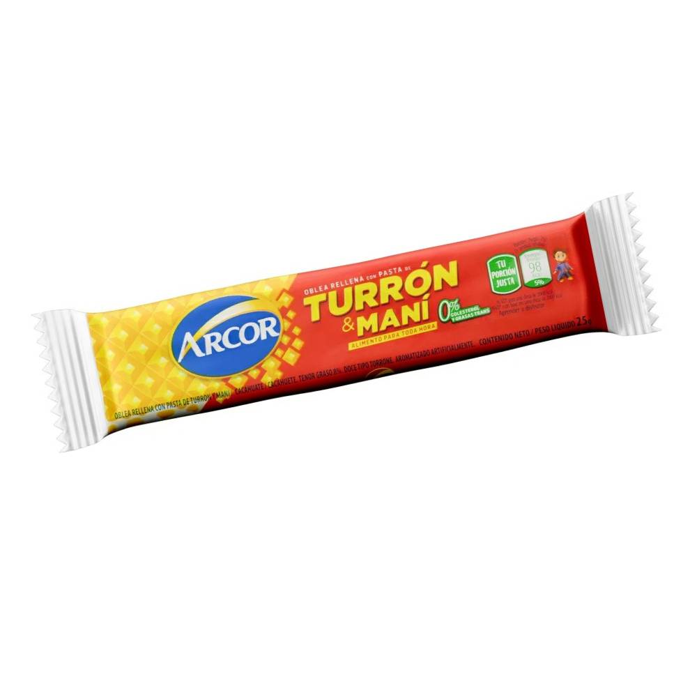 TORRONE TURRON MANI 25G