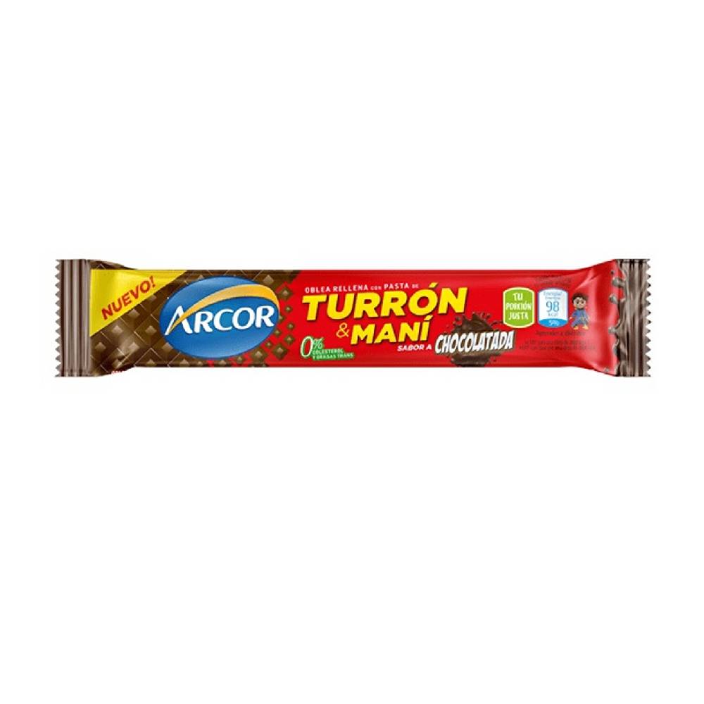TORRONE TURRON MANI CHOCOLATE ARCOR 25G