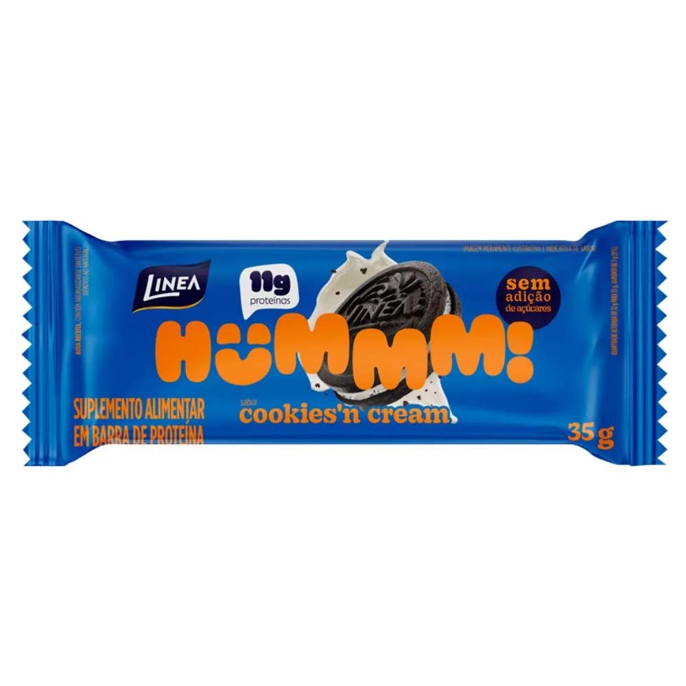 BARRA PROTEICA HUMMM COOKIES CREAM LINEA 35G