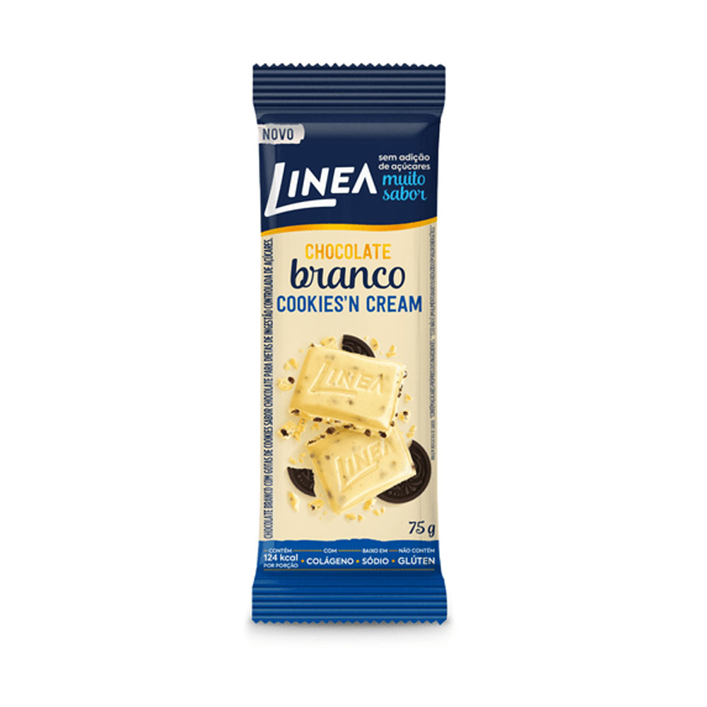 CHOCOLATE BRANCO COOKIES LINEA 75G