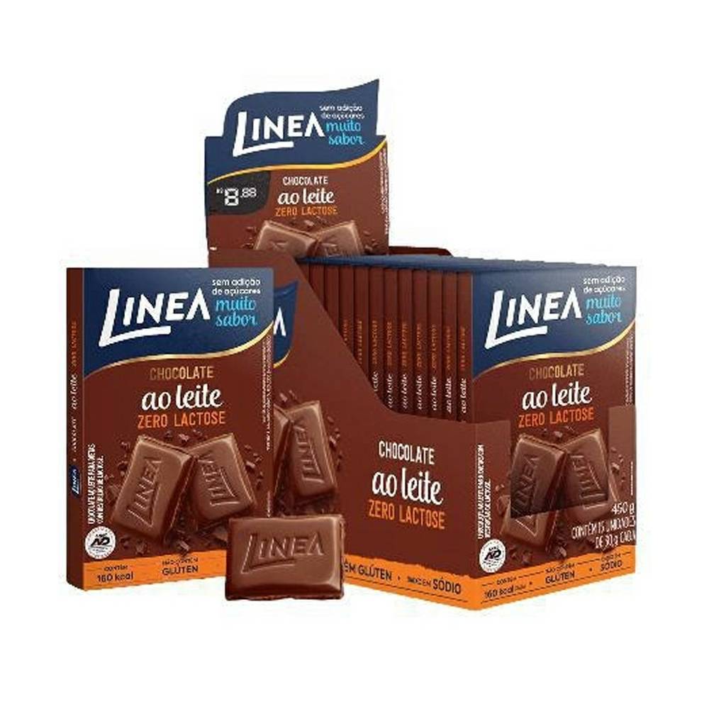 CHOCOLATE LEITE ZERO LACTOSE LINEA 30G
