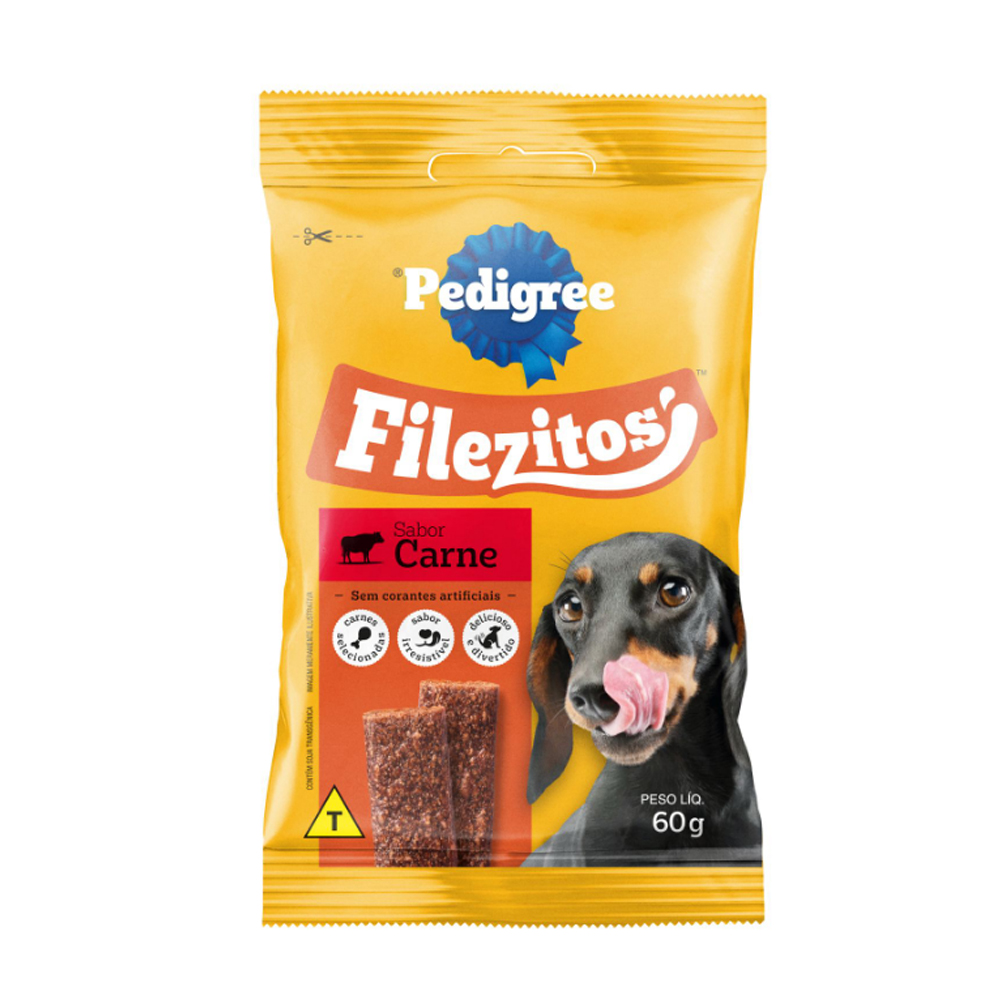 PEDIGREE PETICOS FILEZITOS ADULTO CARNE 60G
