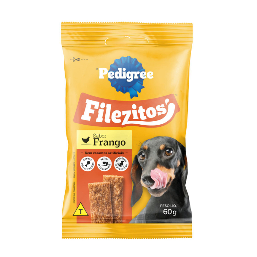 PEDIGREE PETISCOS FILEZITOS ADULTO FRANGO 60G