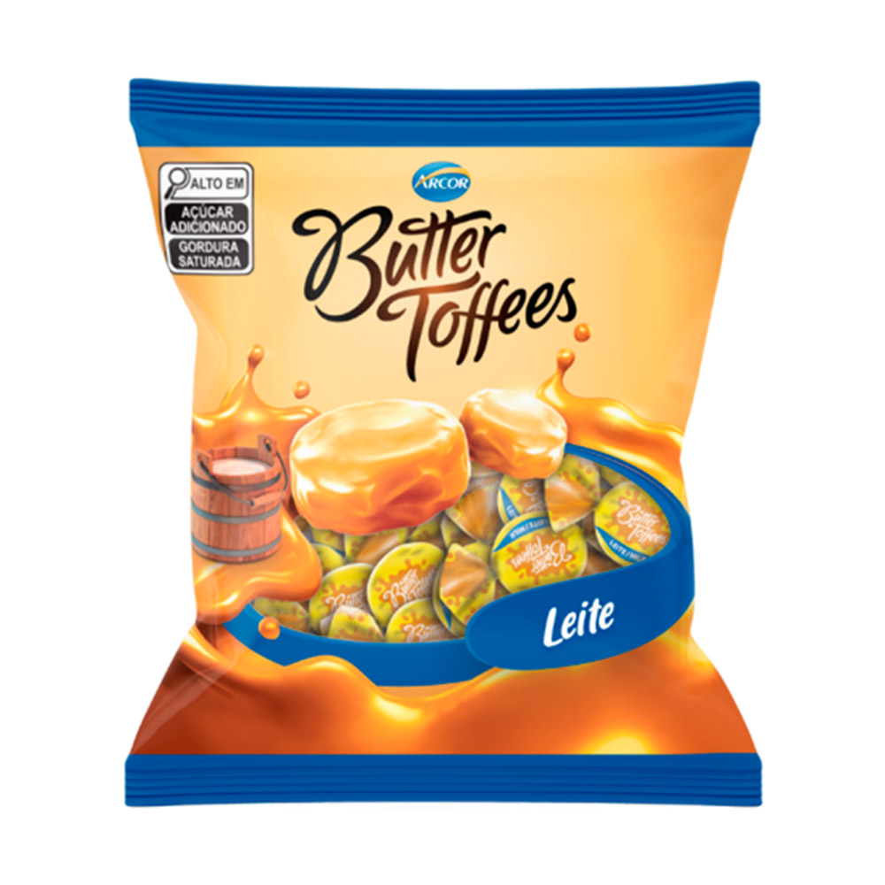 BALA TOFFES LEITE ARCOR 400G