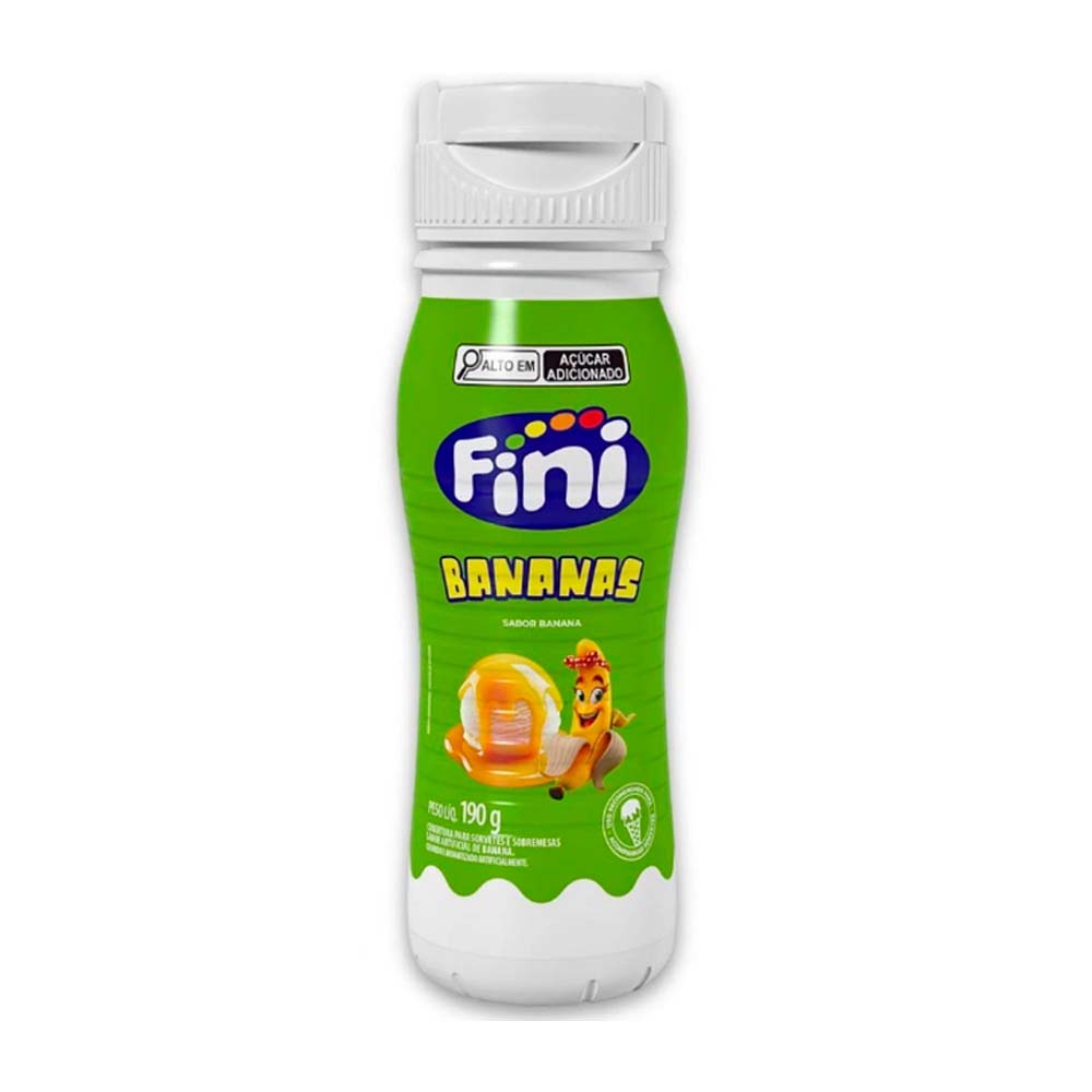 CALDA PARA SORVETE FINI BANANAS 190G