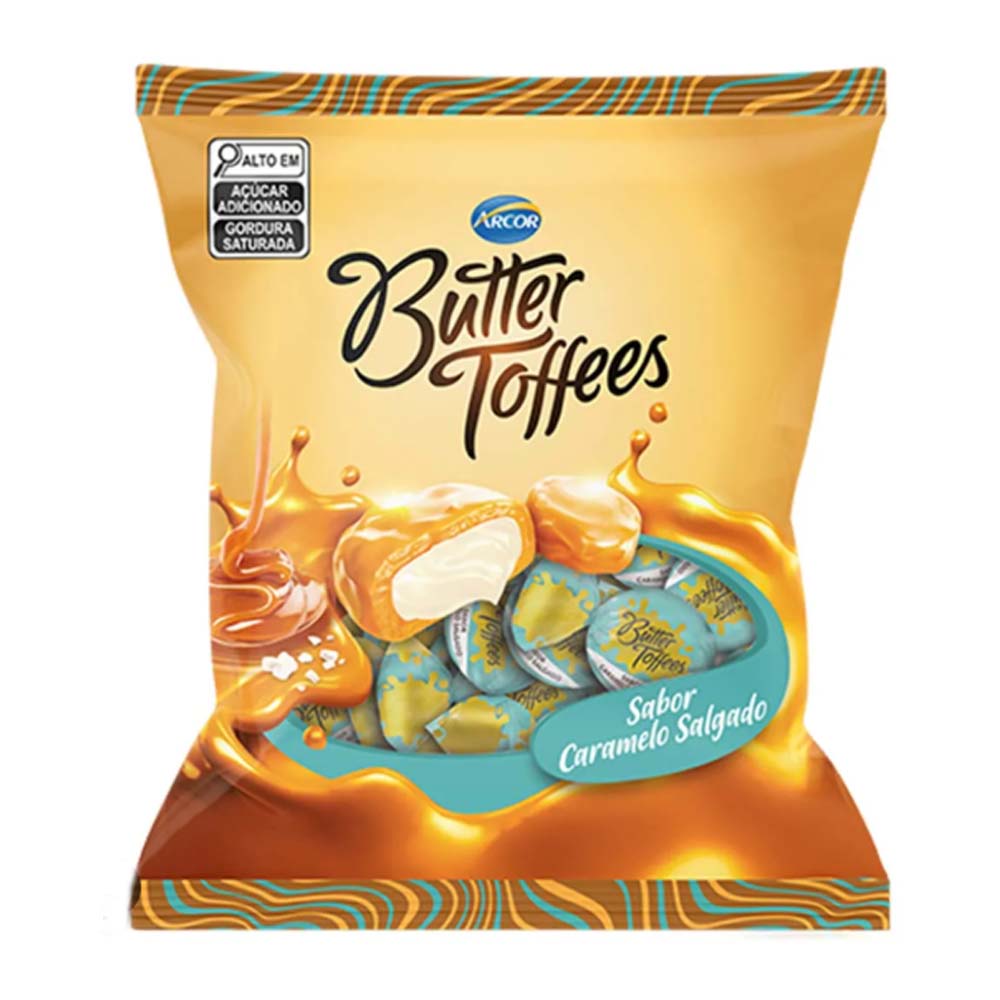 BALA TOFFES CARAMELO SALGADO ARCOR 90G