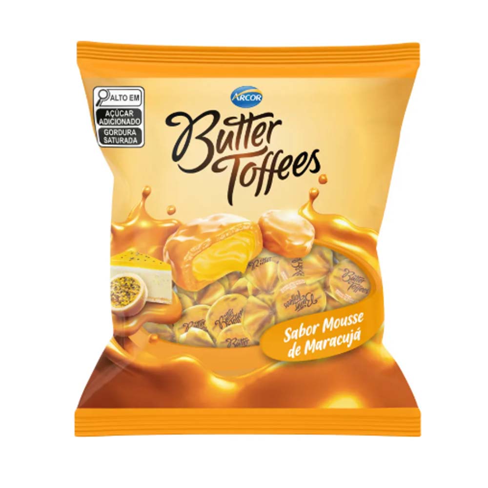 BALA TOFFES MARACUJA ARCOR 400G