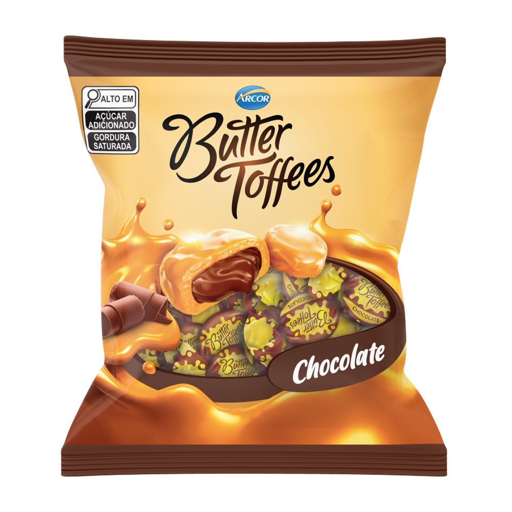 BALA TOFFES CACAU ARCOR 400G