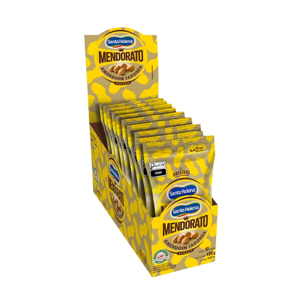 MENDORATO AMENDOIM JAPONES 450G