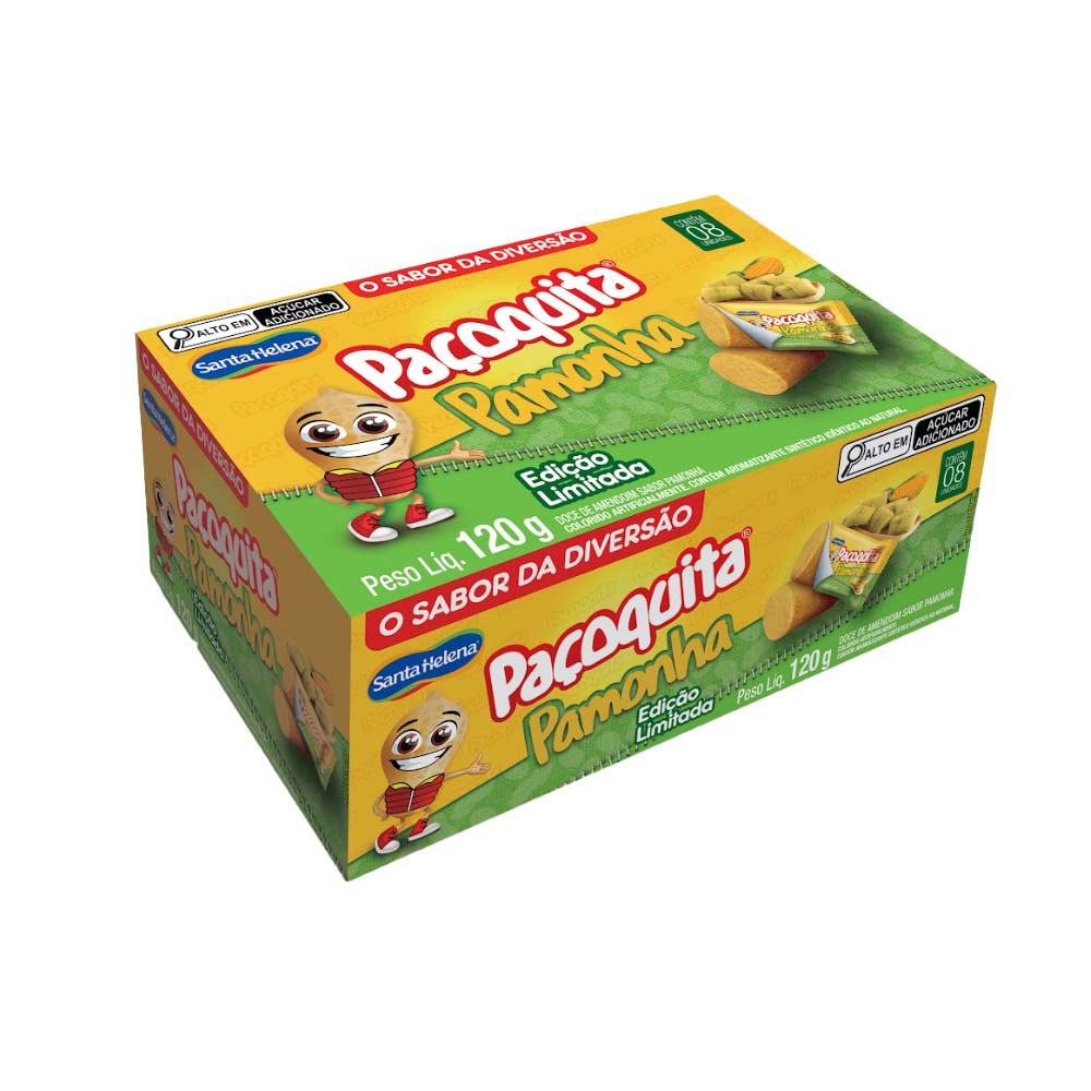 PAÇOQUITA ROLHA PAMONHA 120G