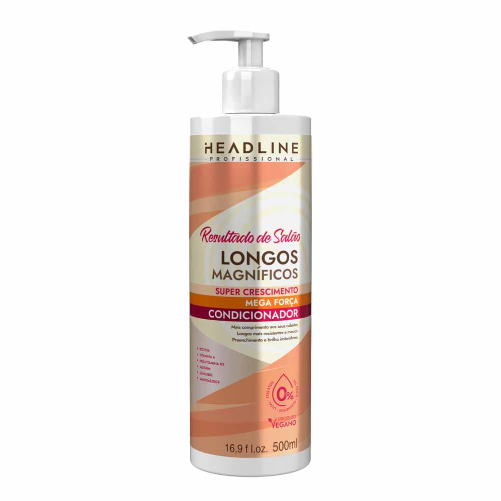 CONDICIONADOR RESULTADO DE SALÃO LONGOS MAGNIFICOS 500ML