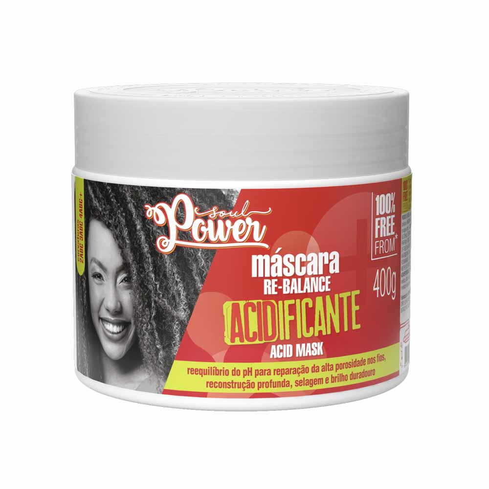 SOUL POWER MASCARA RE-BALANCE ACIDIFICANTE 400G