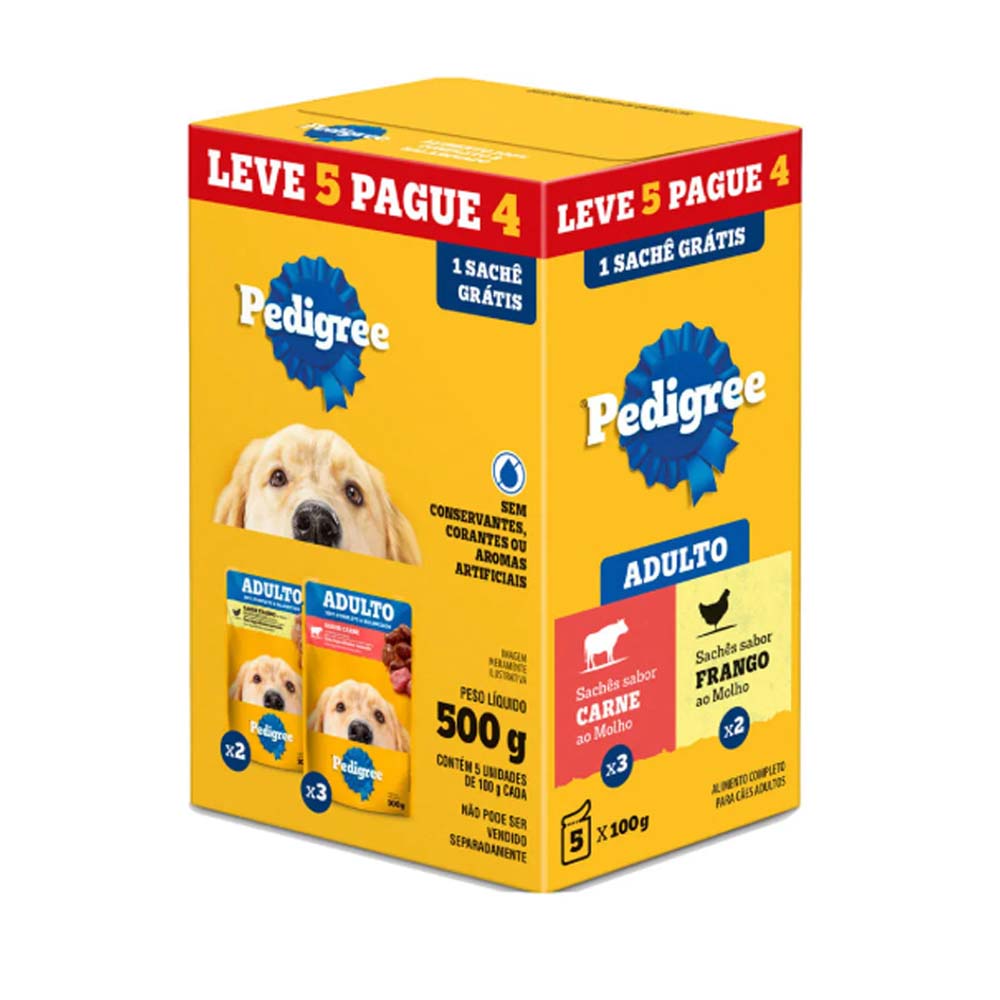 PEDIGREE SACHE PROMOCIONAL MIX CARNE/FRANGO 100G