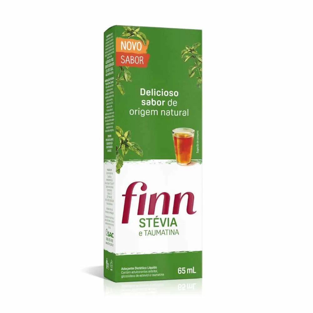 FINN ADOÇANTE STEVIA FR 65ML