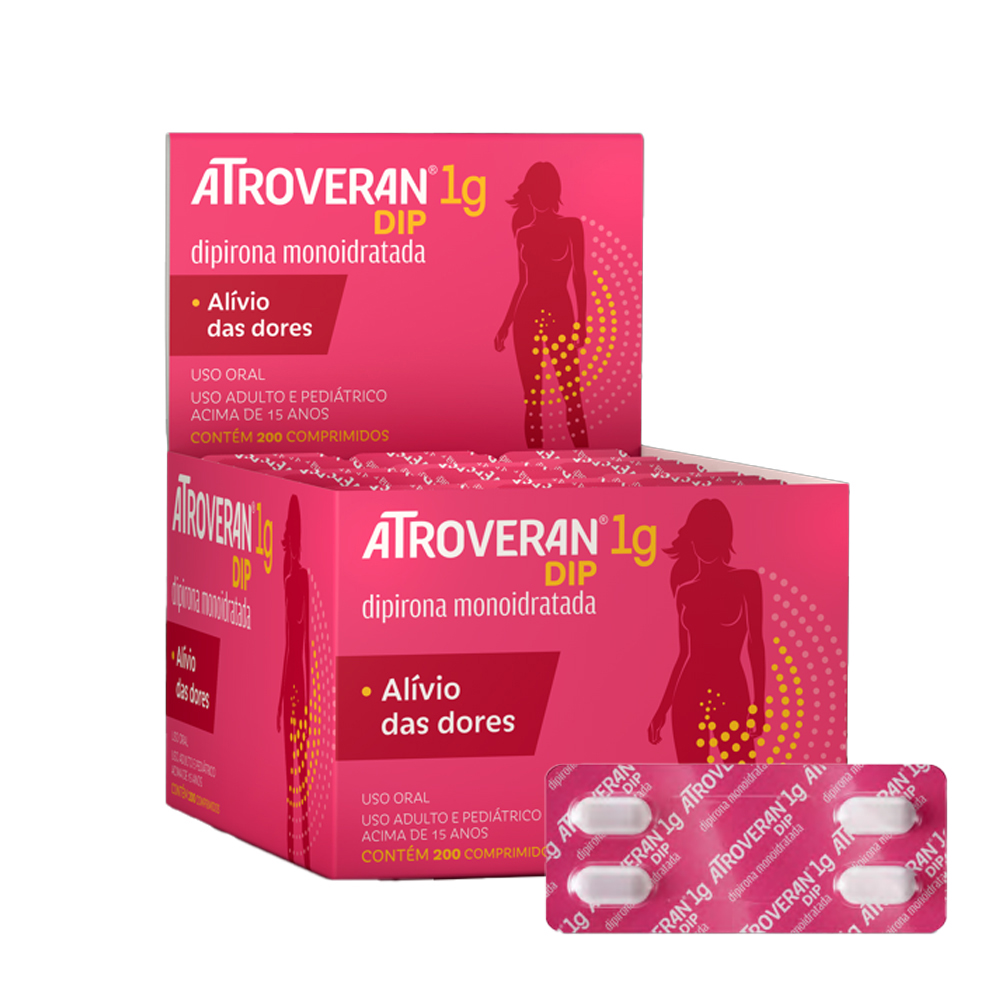 ATROVERAN DIP 1G DISP C/200 COMPRIMIDOS