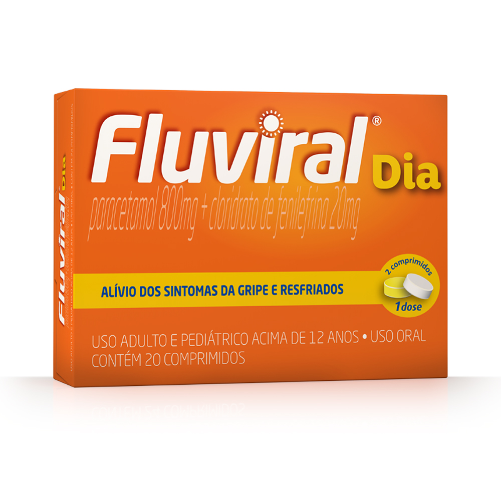 FLUVIRAL DIA CT BL 20 COMPRIMIDO