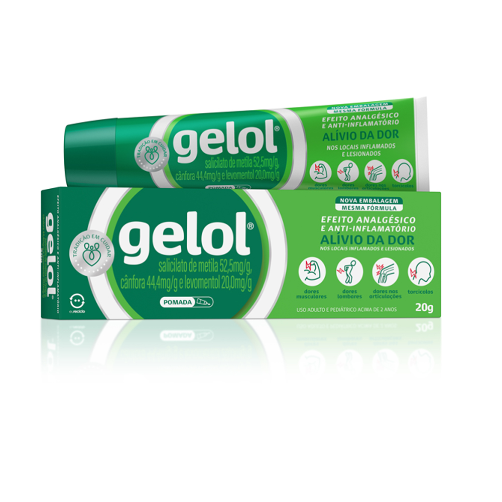 GELOL POMADA BISNAGA 20G