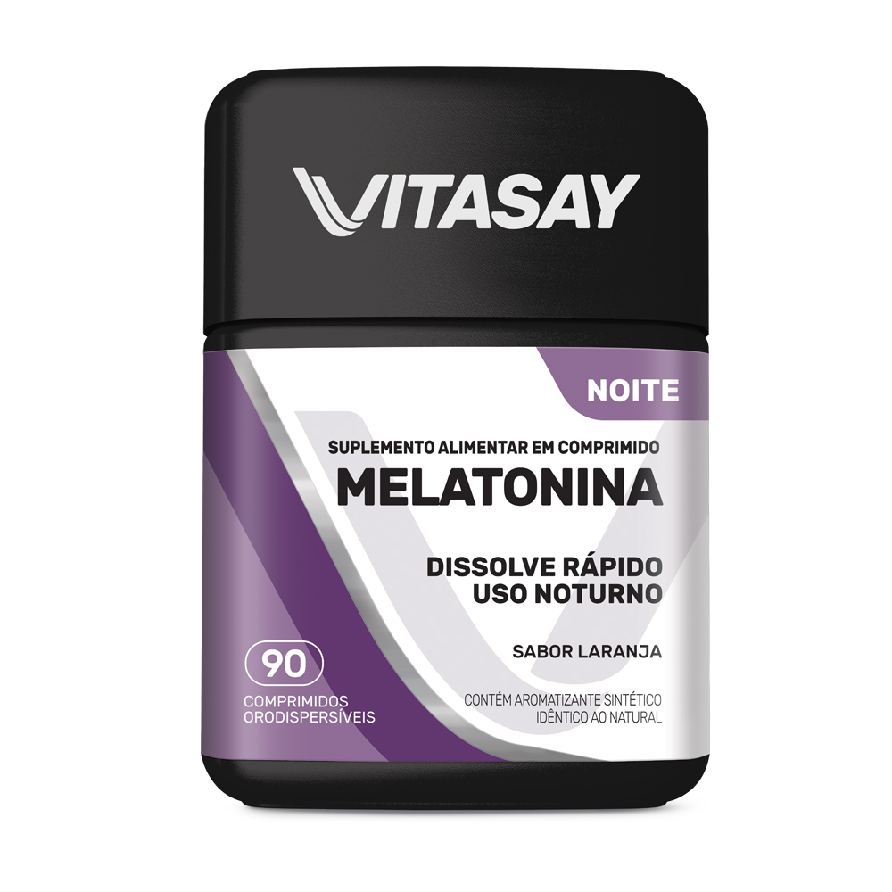 VITASAY MELATONINA FRASCO90 LARANJA COMPRIMIDOS REVESTIDOS ORODISPERSIVEIS