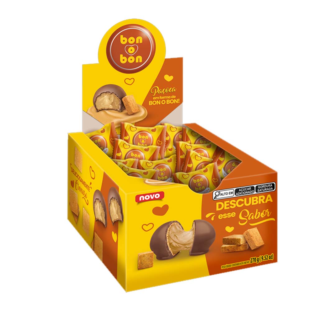 WAFER BONOBON PAÇOCA DISPLAY 15G