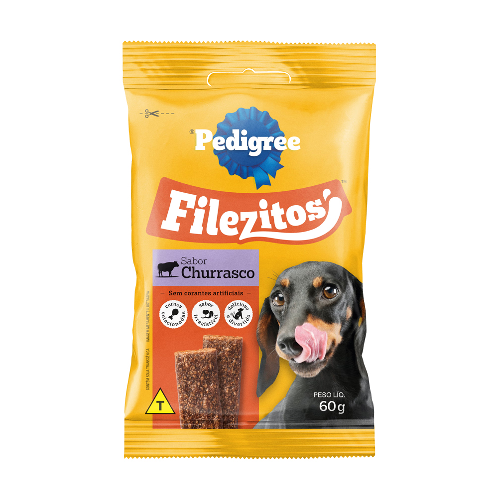 PEDIGREE PETISCOS FILEZITOS ADULTO CHURRASCO 400G