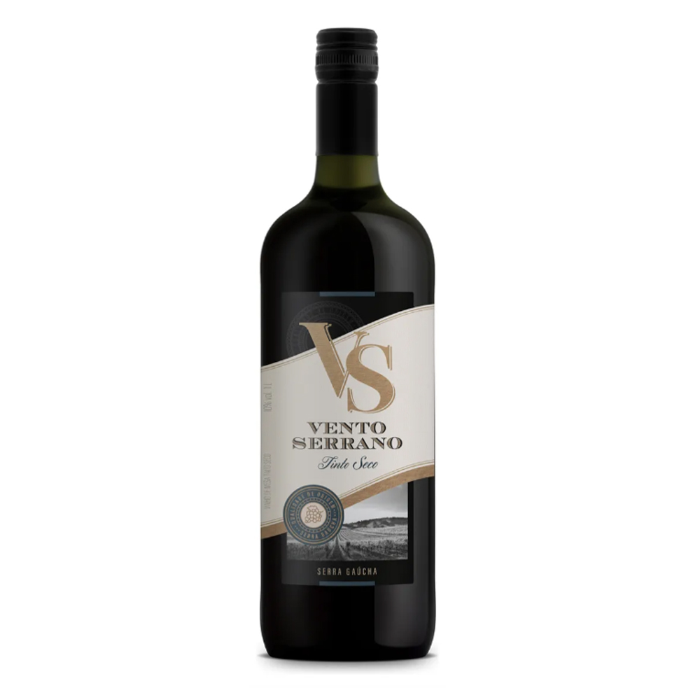 VINHO DE MESA TINTO SECO VENTO SERRANO 750ML