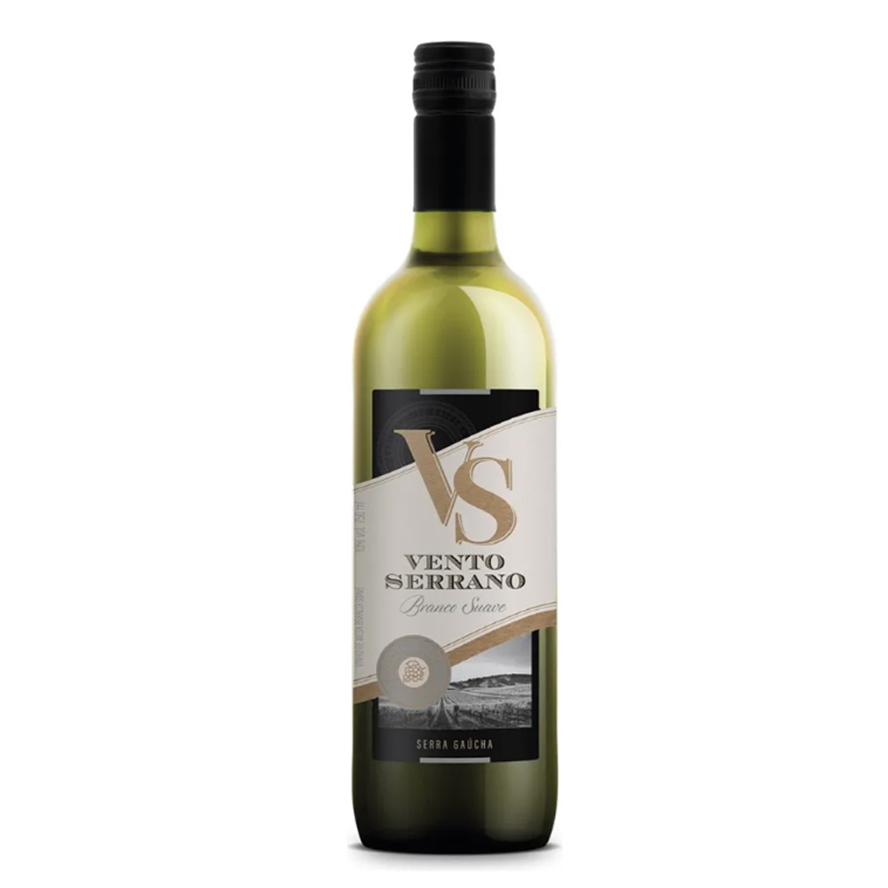 VINHO DE MESA BRANCO SUAVE VENTO SERRANO 750ML