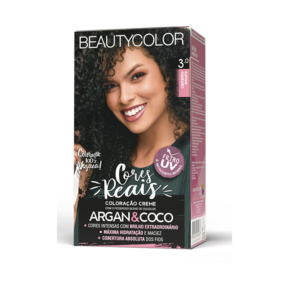 KIT 3.0 CASTANHO ESCURO PERMANENTE 130G