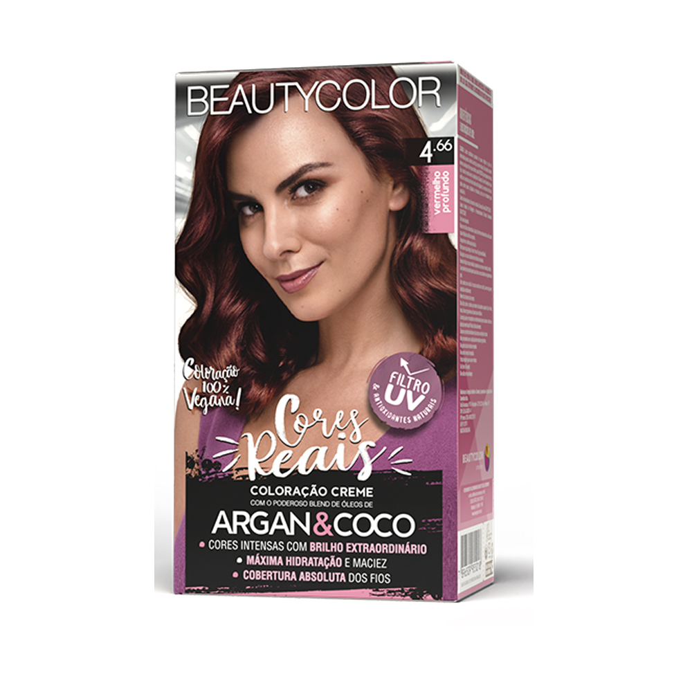 KIT 4.66 VERMELHO PROFUNDO PERMANENTE 130G