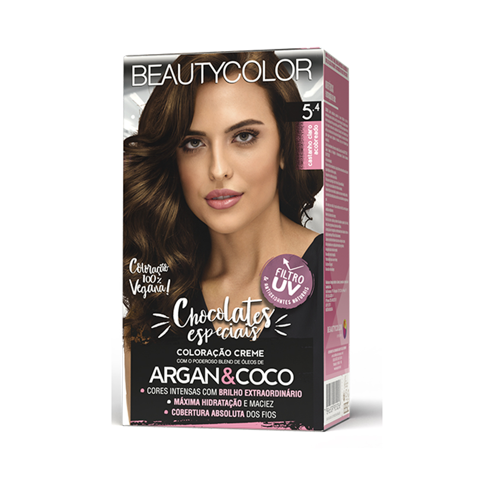 KIT 5.4 CASTANHO CLARO ACOBREADO PERMANENTE 130G